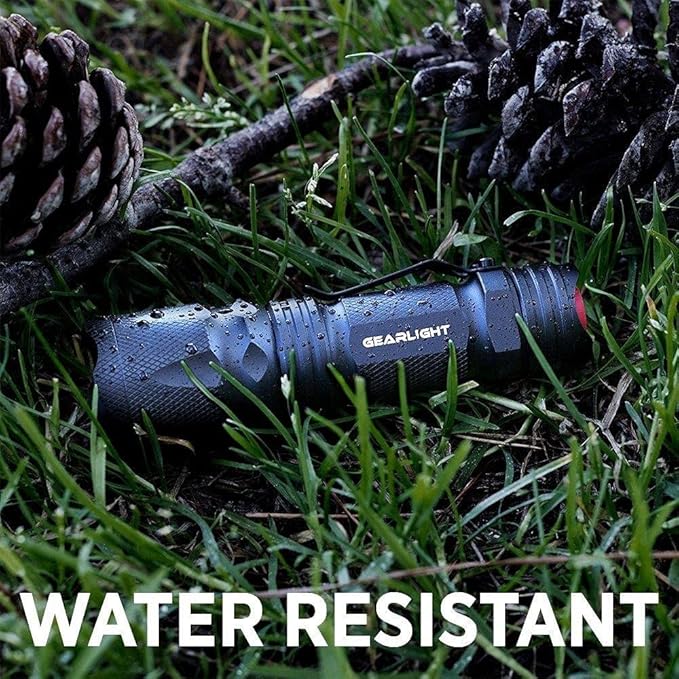 GearLight M3 Mini LED Flashlight - 2 Bright, Small Tactical Flashlights with High Lumens and Pocket