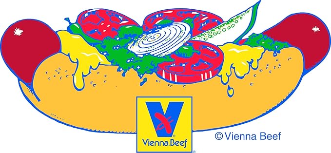 Vienna® Beef Jumbo Skinless Franks 6" 5:1 5 lbs. (25 total Franks)