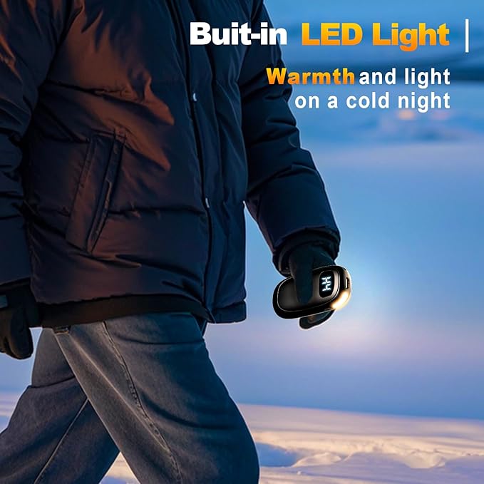 Hand Warmers Rechargeable - Electric Hand Warmers, Max 20 Hrs Warmth 4 Levels Heat Up to 131??