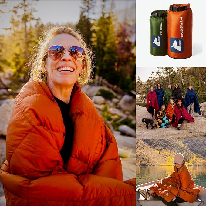 Horizon Hound Down Camping Blanket - Outdoor Travel Quilt | Sustainable, Insulated, Lightweight &