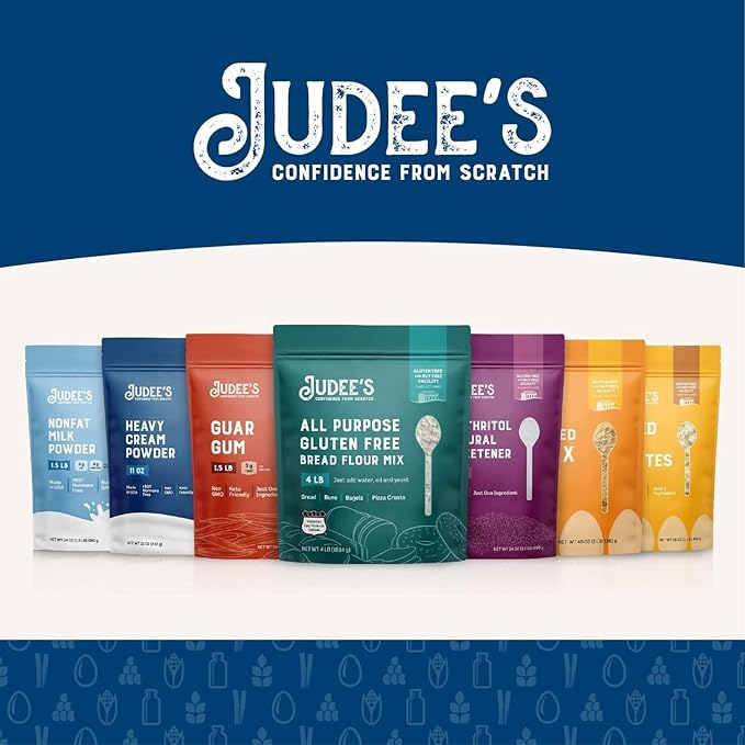 Judee's Gluten Free Butter Powder - Versatile Cooking & Baking Butter Powder - Gluten-Free &