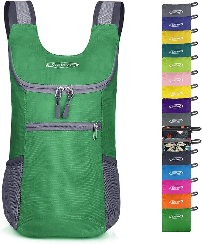 G4Free Lightweight Packable Hiking Backpack for Men Women Small Hiking Daypacks Foldable Shoulder