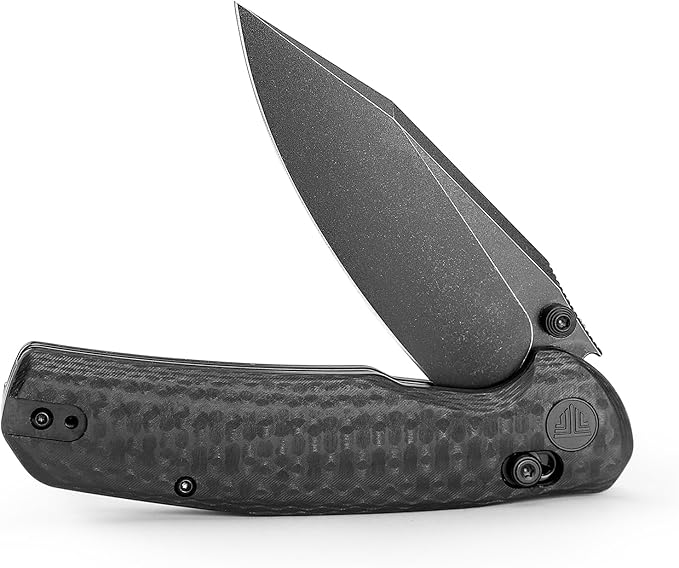 Crossbar Lock Folding Knives, 3.34??14C28N EDC Knife for Men, Pocket Knife with Clip,Thumb