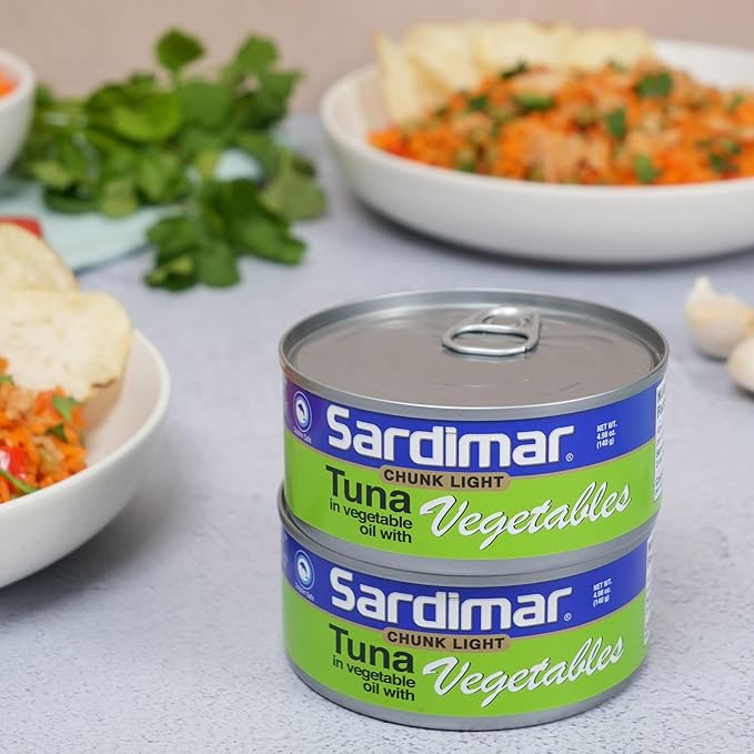 Sardimar Chunk Light Tuna ( Vegetables- Pack of 12 )
