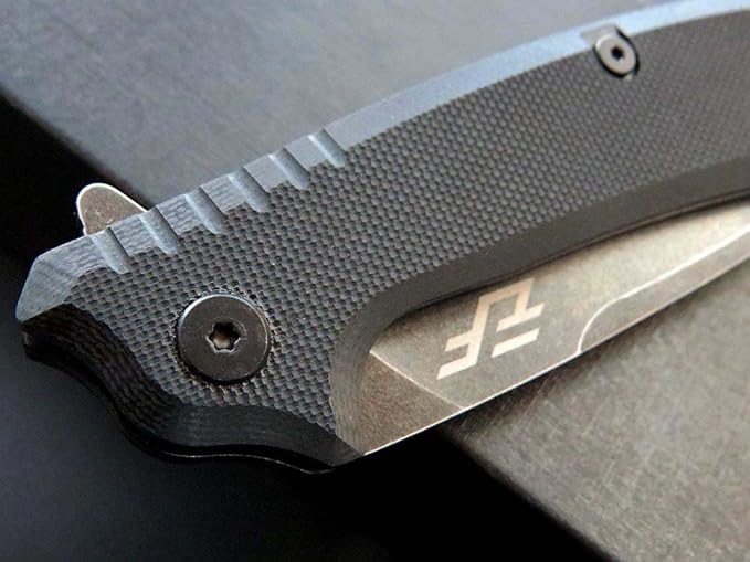 Eafengrow EF223 Folding Knife D2 Blade with G10 Handle Multi Pocket Knife Survival Outdoor Camping