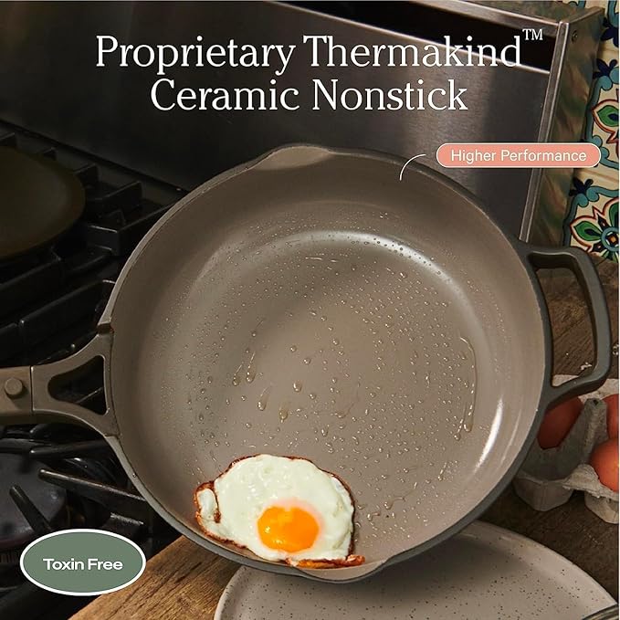 Our Place Mini Home Cook Duo - 8.5" Always Pan & Small Perfect Pot Bundle | Multi-Functional