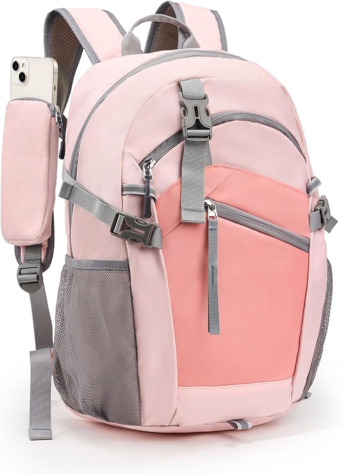 Hiking Backpack for Women Men 20l with Removable Phone Pocket Lightweight Small Travel Backpack