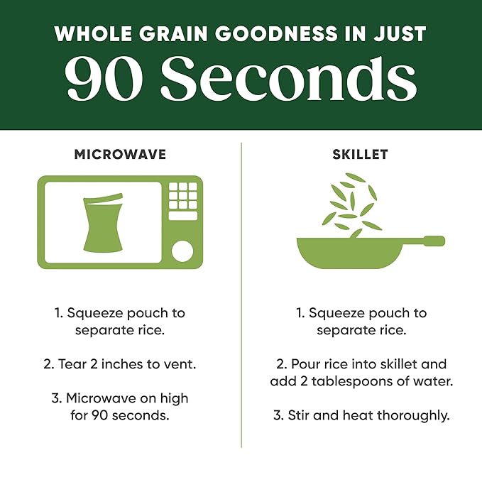 SEEDS OF CHANGE Organic Rice Variety Pack Quinoa and Brown Rice with Garlic & Quinoa Brown & Red