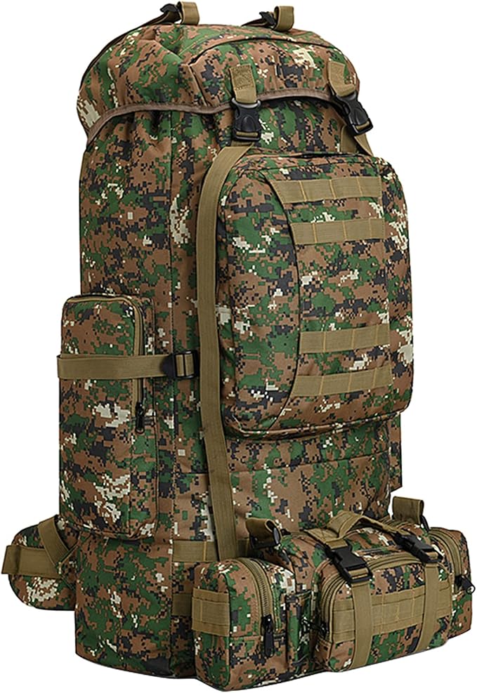 100L Camping Hiking Backpack,Molle military Tactical rucksack backpack,Waterproof Lightweight