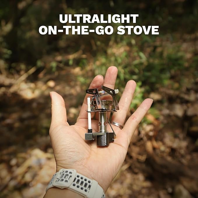 Fire-Maple Torch Gas Stove ??Ultralight Backpacking Camping Stove, Built-in Piezo Ignition