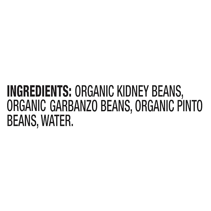 Westbrae Natural Organic Salad Beans, No Salt Added, 15 Oz (Pack of 12)