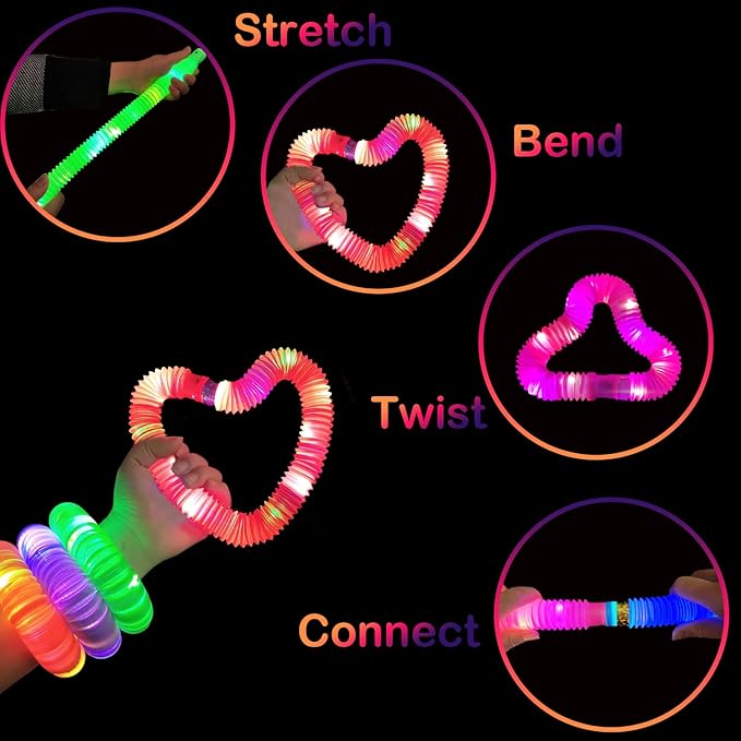Halloween Glow Sticks Party Favors for Kids 12 PCS-Glow in Dark Party Supplies for Toddlers, Light