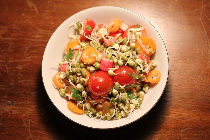 Whole dried Organic Mung Beans aka 'Green Gram' 'Maash' 'Moong' Prewashed Clean Ready to Cook non