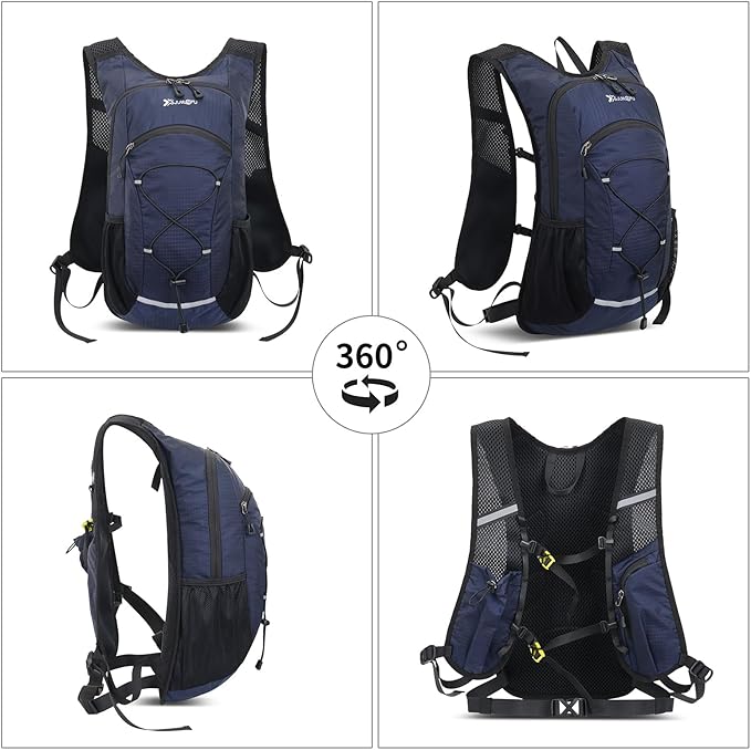 15L Small Hiking Backpack Lightweight Hydration Backpack for Men Women, Warterproof Hiking Daypack