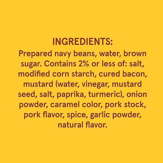 BUSH'S BEST 16 oz Canned Country Style Baked Beans, Source of Plant Based Protein and Fiber, Gluten