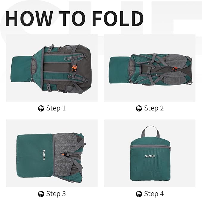 40L Hiking Backpack Lightweight Daypack Waterproof Travel Camping Backpack for Men Women Sport