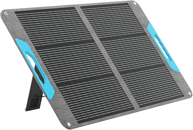 100W Portable Solar Panel, Renogy Solar Panels IP65 Waterproof, 100 Watt Foldable Solar Panel for