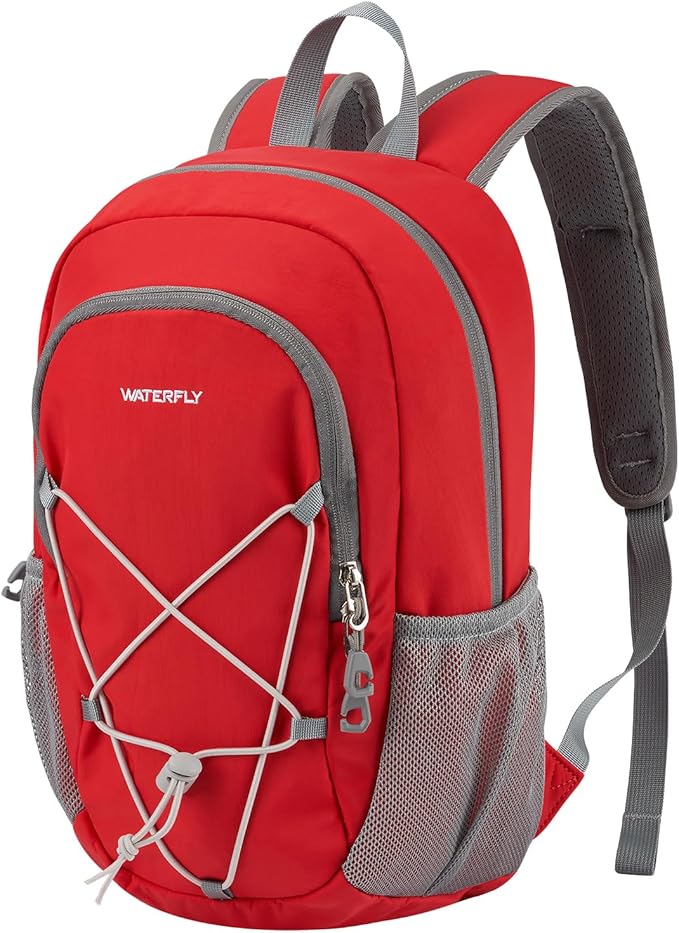 WATERFLY 12L Small Hiking Backpack: Day Pack Lightweight Travel Bag Camping Fitness Cycling Outdoor