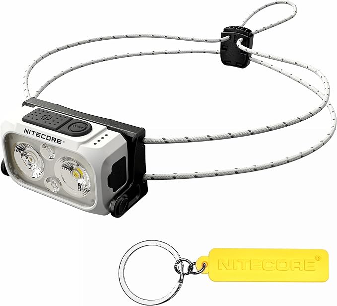 Nitecore NU21 360 Lumen Ultra Lightweight Outdoor Headlamp Dual Beam USB-C Rechargeable Headlight