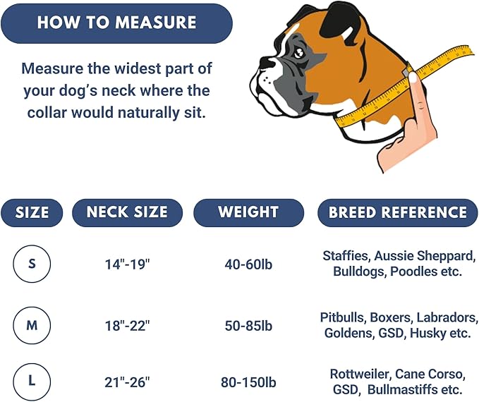 Spark Paws Tactical Dog Collar - Heavy Duty, Premium Quality, Thick and Durable for Large and
