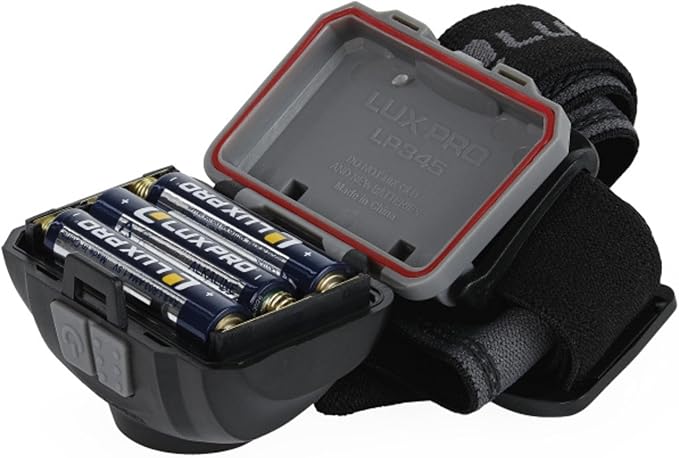 LUXPRO LED Headlamp - Bright 300 Lumen Head Lamp for Outdoors, Camping & Hiking - 6 Light Modes