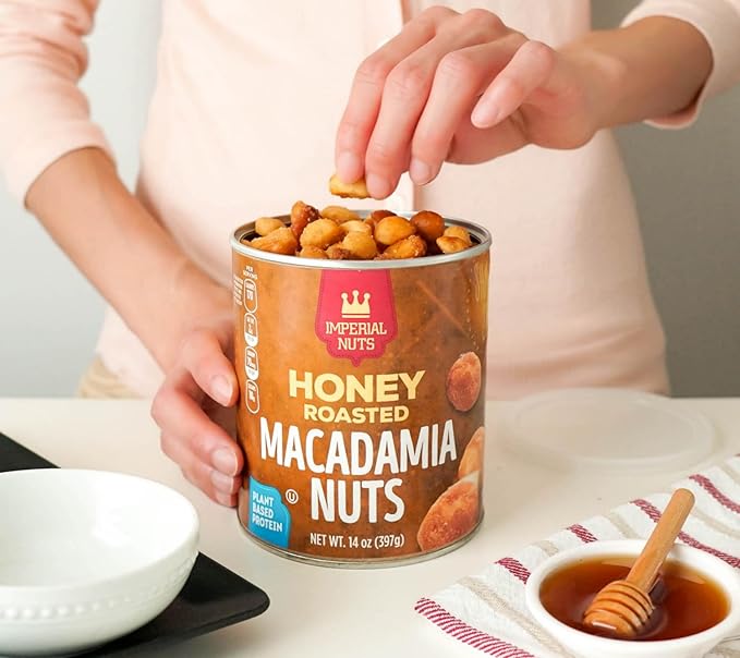 Imperial Nuts - Macadamia Nuts Oil Roasted | Flavored Nut | Gluten Free, Vegan and Keto Friendly