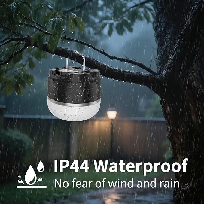 LED Camping Lantern Rechargeable, 1000LM Tent Light with 3 Color Lighting Modes, 8000mAh Power