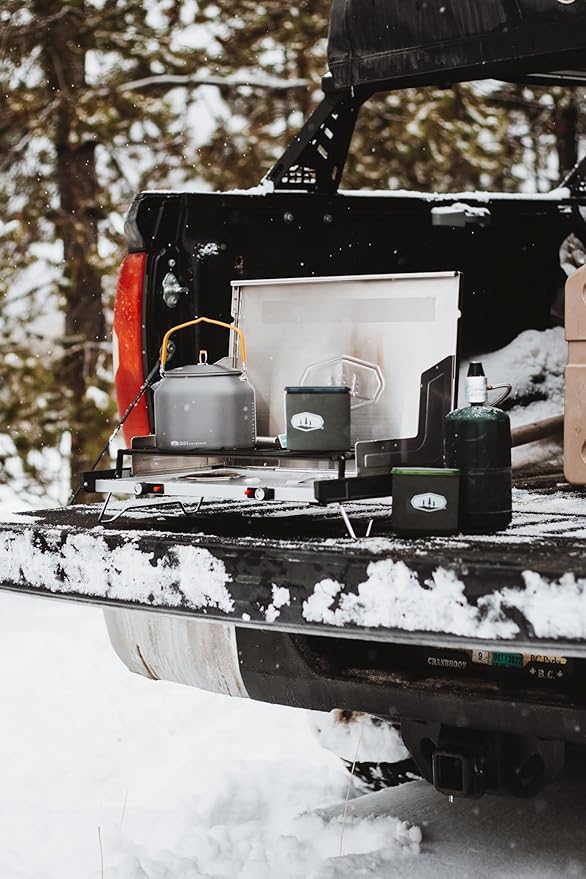 GSI Outdoors Halulite Tea Kettle, Ultralight Aluminum Camping Kettle, Durable, Fast-Boil for