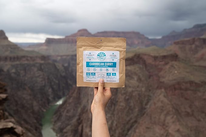 Nomad Nutrition Caribbean Curry | Instant Freeze Dried Backpacking & Camping Food | Plant-Based