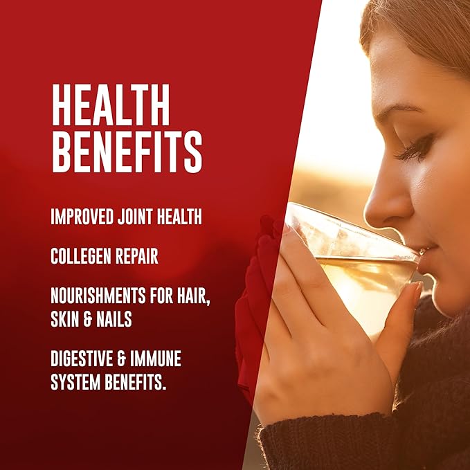 LonoLife Beef Bone Broth Powder Mix | Grass-Fed, 10g Protein | Collagen-Rich, Keto & Paleo Friendly