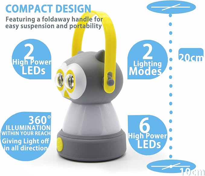 Outdoor Equipment LED Camping Lantern & Headlamp Set for Kids, FANT.LUX Battery Powered Night Light