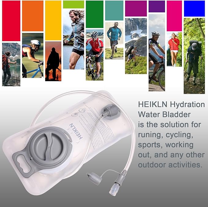 Hydration Bladder 1.5L-2L-3L,Leak Proof Water Reservoir, BPA Free Military Water Storage Bladder