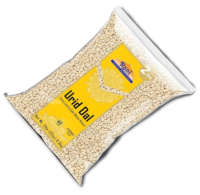 Rani Urid/Urad Dal (Split Matpe Beans Skinless) Indian Lentils 32oz (2lbs) 908g ~ All Natural |