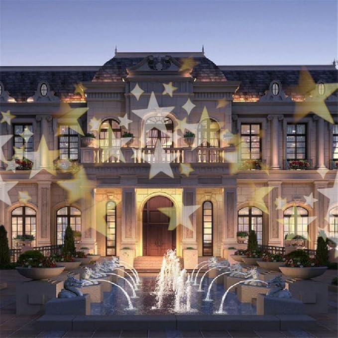 Lightess Christmas Projector Light Star Moving Holiday Decorations Outdoor Indoor Decor LED