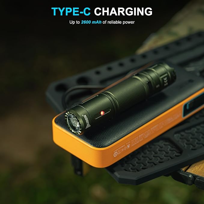 WUBEN C3 Flashlight 1200 High Lumens Rechargeable Flashlights 6 Modes Super Bright IP68 LED