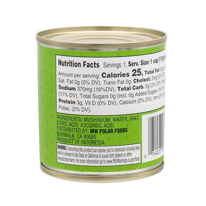 MW Polar Mushrooms, Pieces & Stems, 4 oz (Pack of 1), Great for Grilled, Sauteed, Soup, Chowder