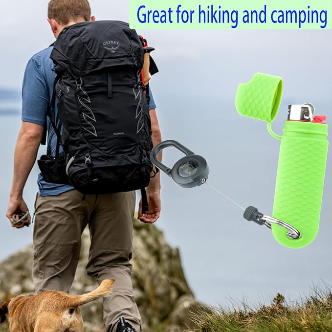 2 Pcs Waterproof Lighter Case Cover Holder for BIC Regular Lighters Sleeve Type J6 Outdoor Survival