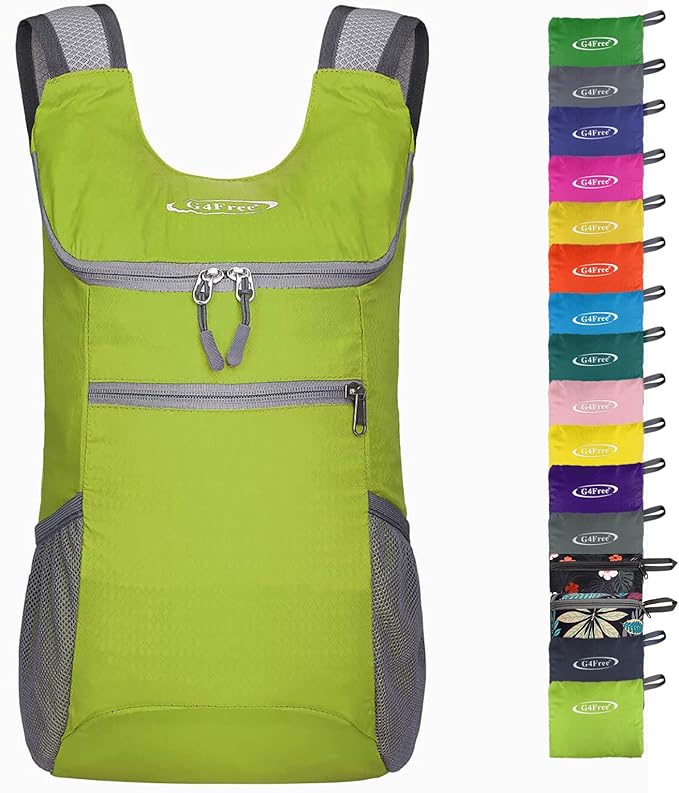 G4Free Lightweight Packable Hiking Backpack for Men Women Small Hiking Daypacks Foldable Shoulder
