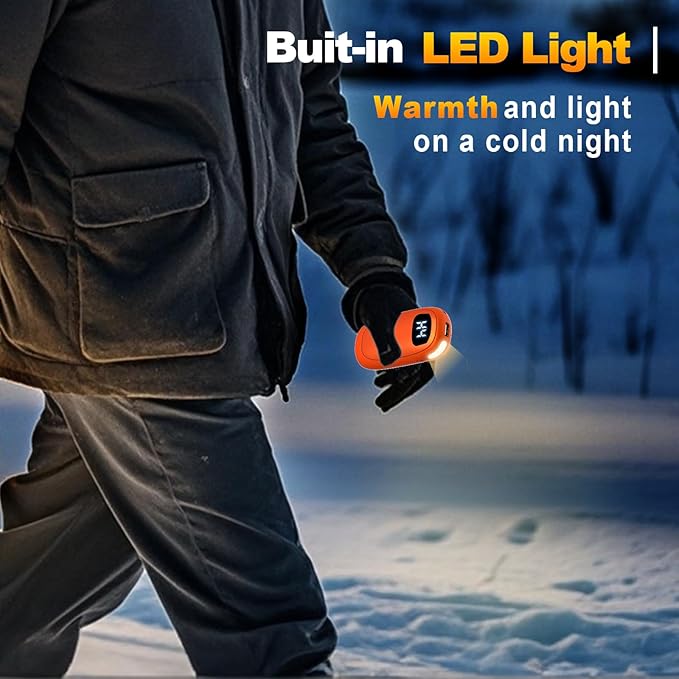 Hand Warmers Rechargeable - Electric Hand Warmers, Max 20 Hrs Warmth 4 Levels Heat Up to 131??