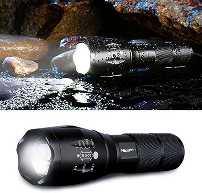 Military Grade 5 Mode High Lumens Tactical Led Waterproof Flashlight,4-Pack