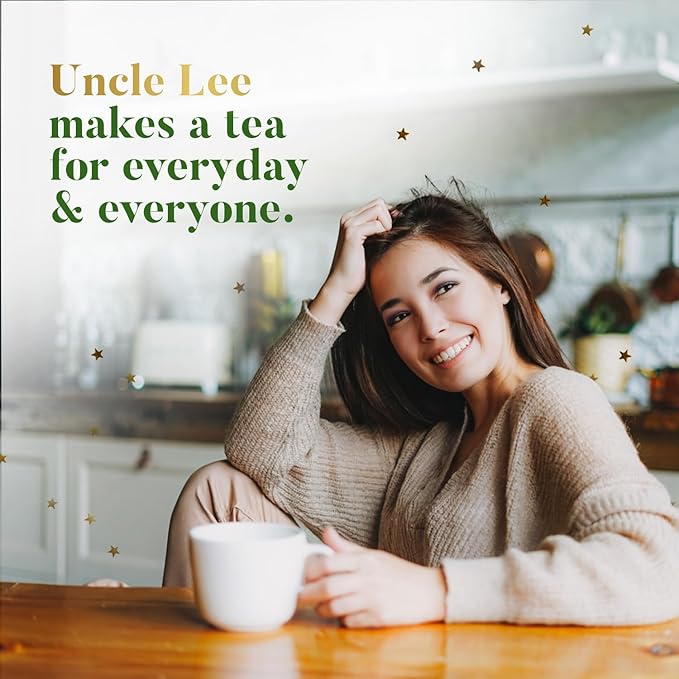 Uncle Lee's Organic Black and Green Tea Variety 2-Pack ??Premium Organic Tea, Antioxidant-Rich