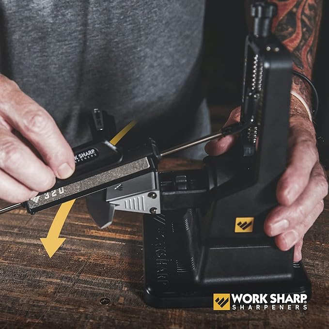 Work Sharp Precision Adjust Knife Sharpener Kit, Sharpens All Pocket and Kitchen Knives with ease &