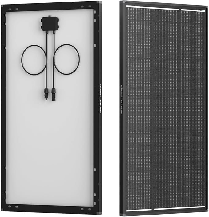 120W Solar Panel ShadowFlux Anti-Shading N-Type 16BB 12 Volt, 25% High-Efficiency, PV Module Power