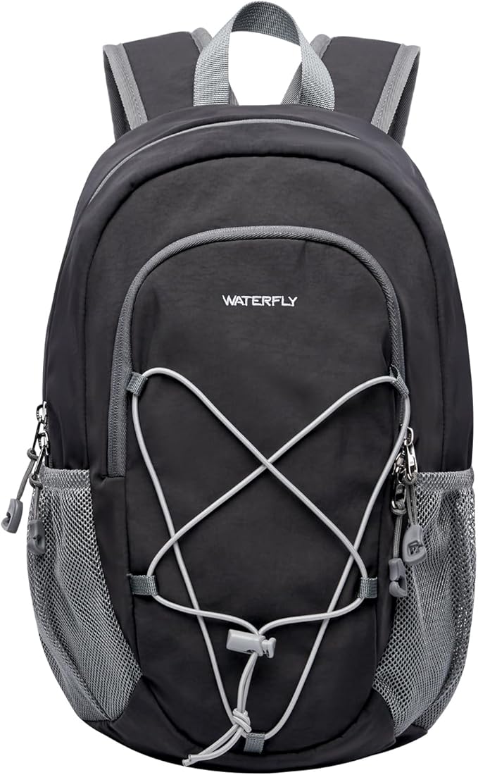 WATERFLY 12L Small Hiking Backpack: Day Pack Lightweight Travel Bag Camping Fitness Cycling Outdoor
