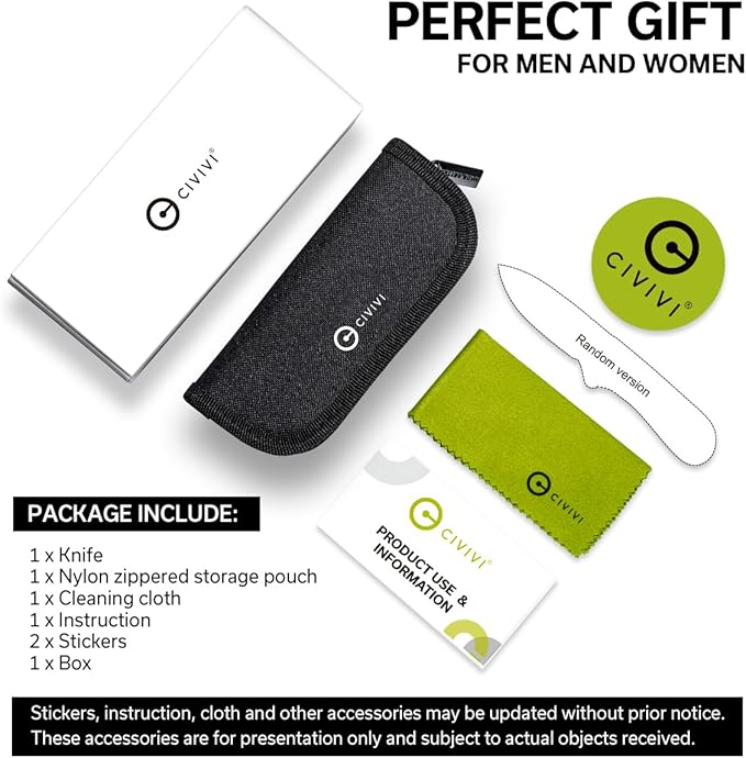 CIVIVI Pocket Knife for EDC, Regulatron Folding Knife for Men with Flipper Opener, Liner Lock