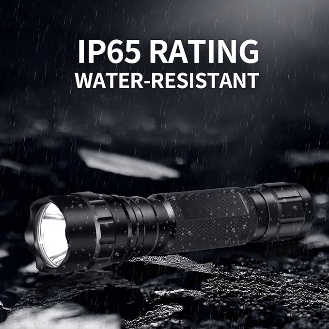WINDFIRE Flashlights 1200 Lumens Tactical LED Flashlight 1 Mode High Powered Handheld Torch Water
