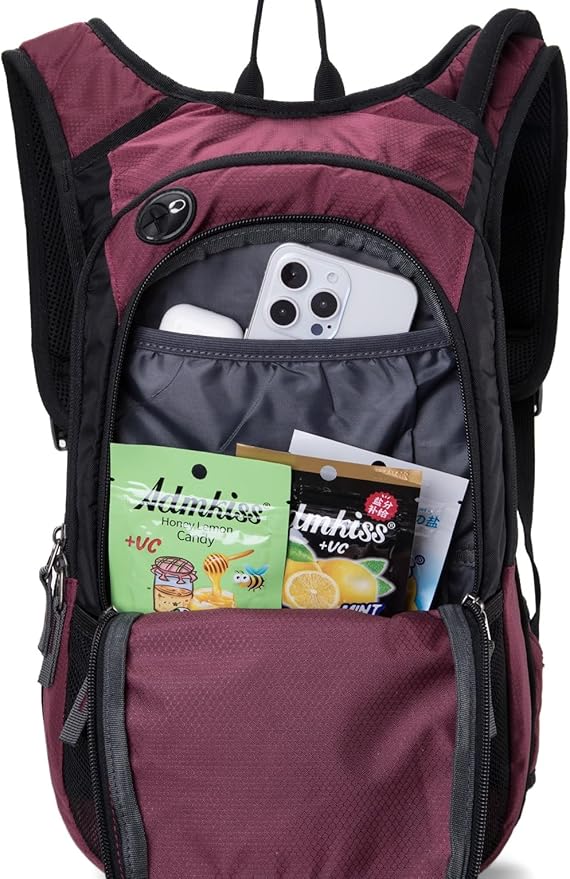 15L Insulated Hydration Backpack Pack with 2L Water Bladder Lightweight Hiking Backpack Bag for