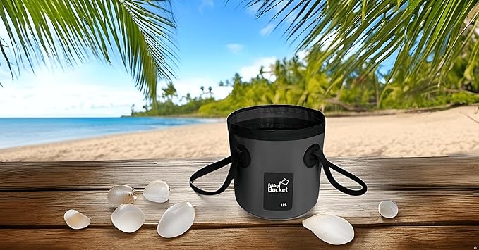 BANCHELLE Collapsible Bucket Water Container Portable Folding Camp Wash Basin for Outdoor Traveling