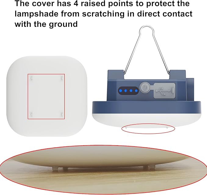 LED Camping Lantern Rechargeable TeiNewBy 1500LM 10000mAh up to 12-120 Hours Running, 4 Light