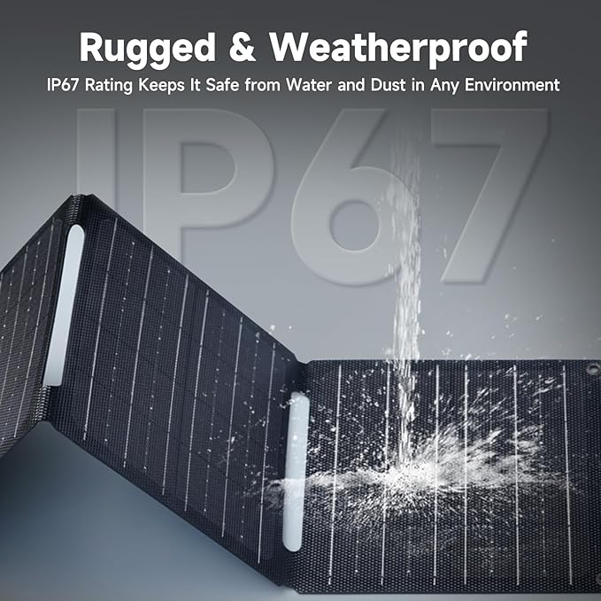 ALLPOWERS SP001 21W Portable Solar Panel Charger, High-Efficiency 22-25% Folding Solar Panel for